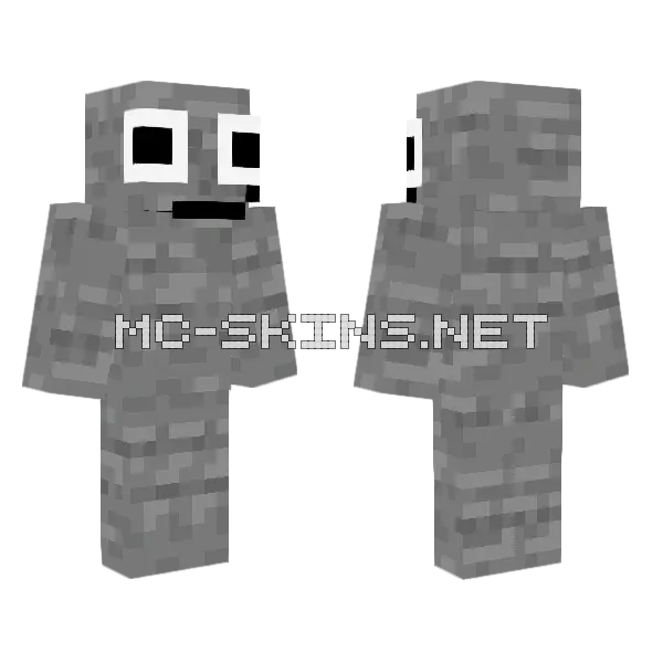 Stone Golem, front and back