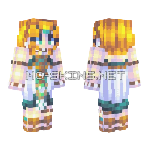 Stone Of Light Minecraft skin, front and back