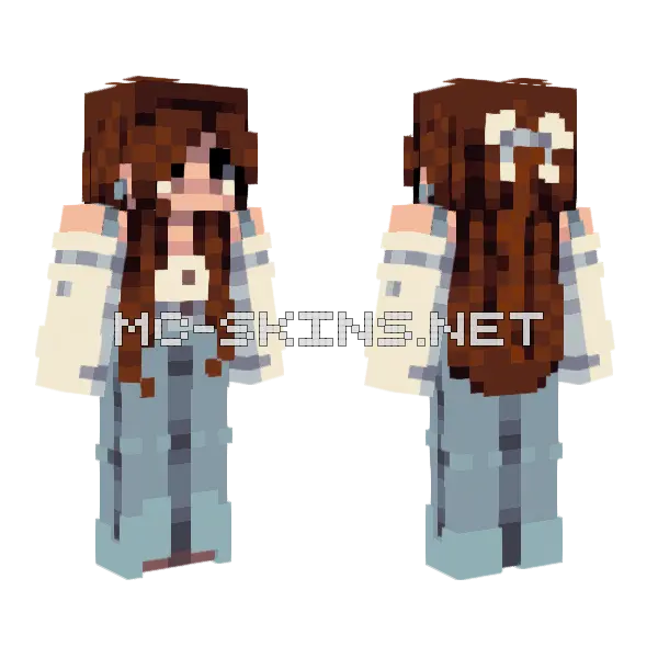 Stormy Shade RCE Minecraft skin, front and back