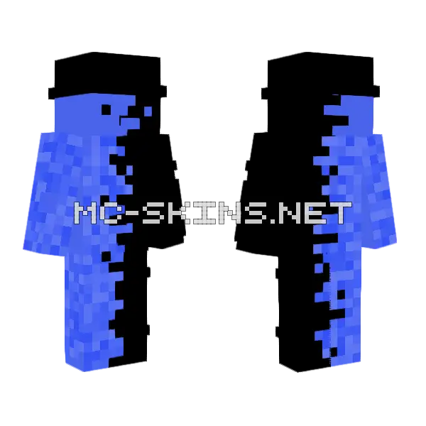 Stormz Minecraft Skin Pixeled Minecraft skin, front and back