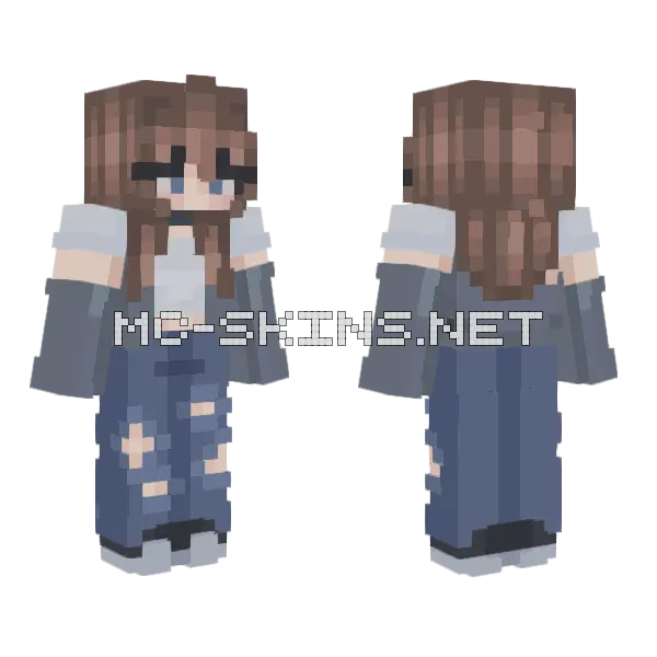 Streetwear My First Upload Minecraft skin, front and back