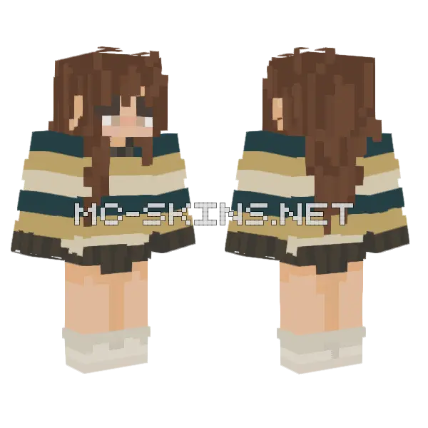 Girl in Sweater, front and back
