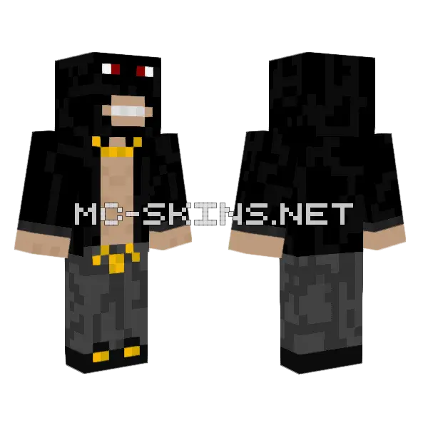 Strong Man Minecraft skin, front and back