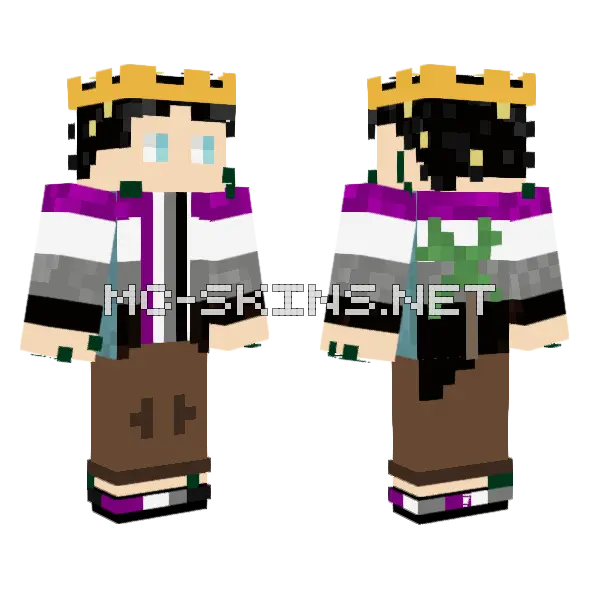 Studiohawaii Honestcelery60 Ace Skin Minecraft skin, front and back
