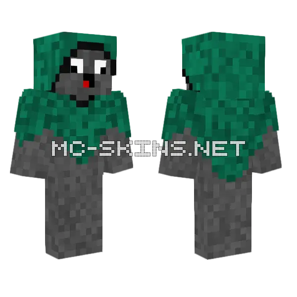 Stupid Dumpling Minecraft skin, front and back