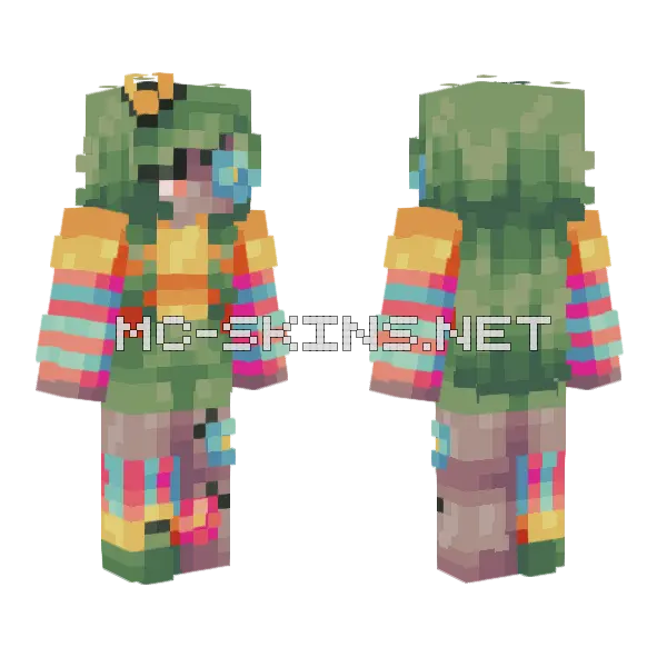 Sublime Minecraft skin, front and back