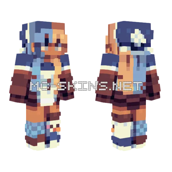 Subwoofer Lullaby RCE Minecraft skin, front and back