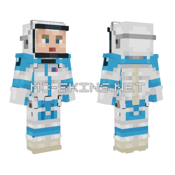 Sue Storm Fantastic 4 Minecraft skin, front and back