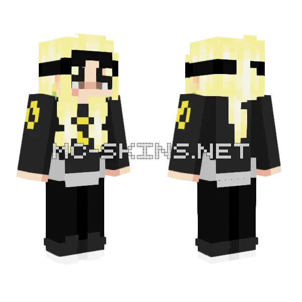 Suga Daechwita Minecraft skin, front and back