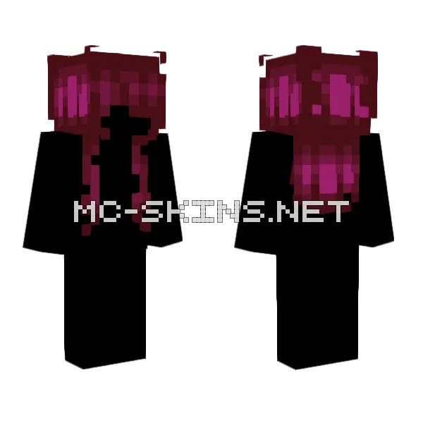 Sugar Plum Hair Base Minecraft skin, front and back