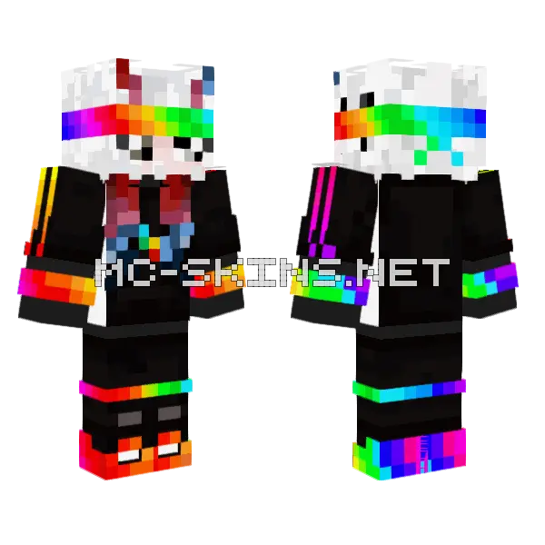 Sugarmixyc Spoke Clone Minecraft skin, front and back