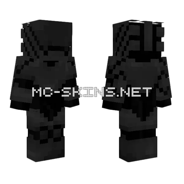 Suit 7 Layer Fix Minecraft skin, front and back
