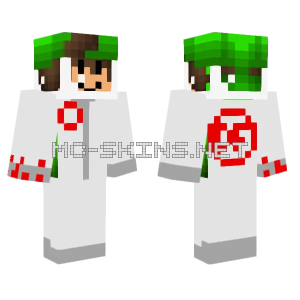 Suit Adam Minecraft skin, front and back