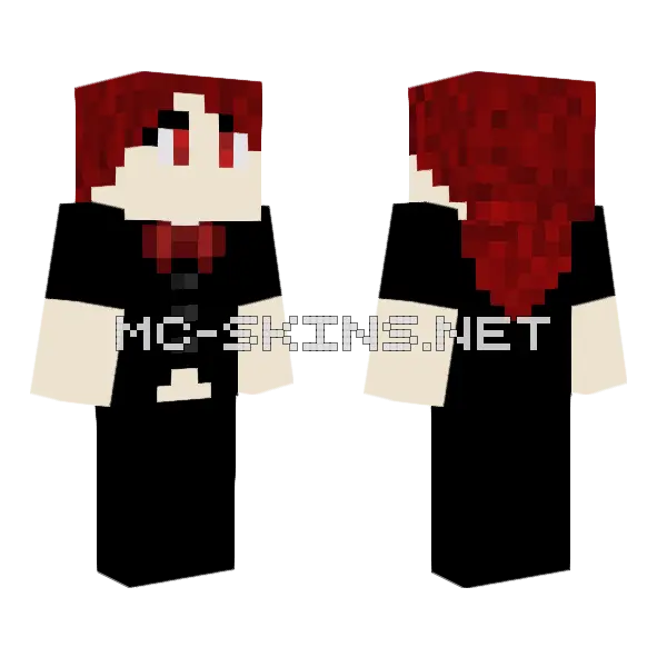 Suit Dude Minecraft skin, front and back