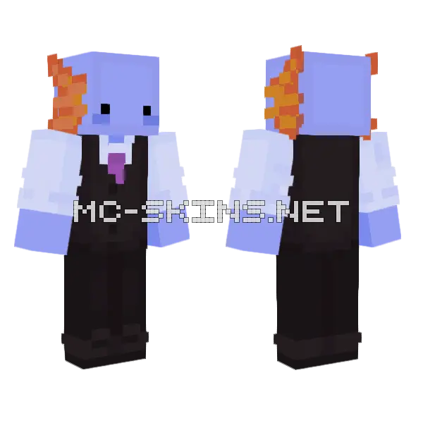 Suityy Minecraft skin, front and back