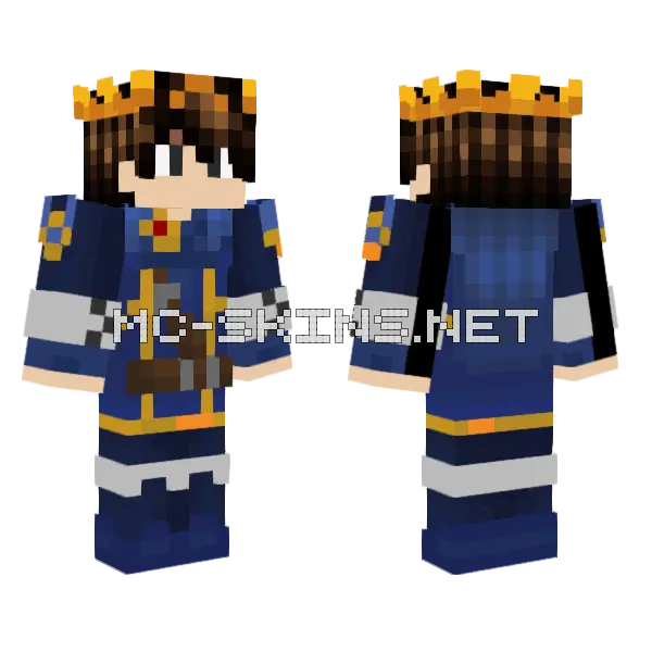 Sukhi Minecraft skin, front and back