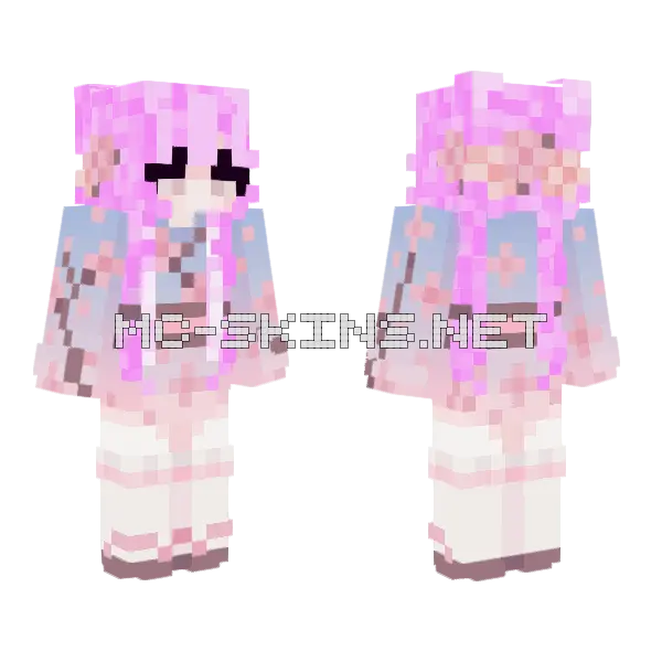 Sukira 2 Minecraft skin, front and back