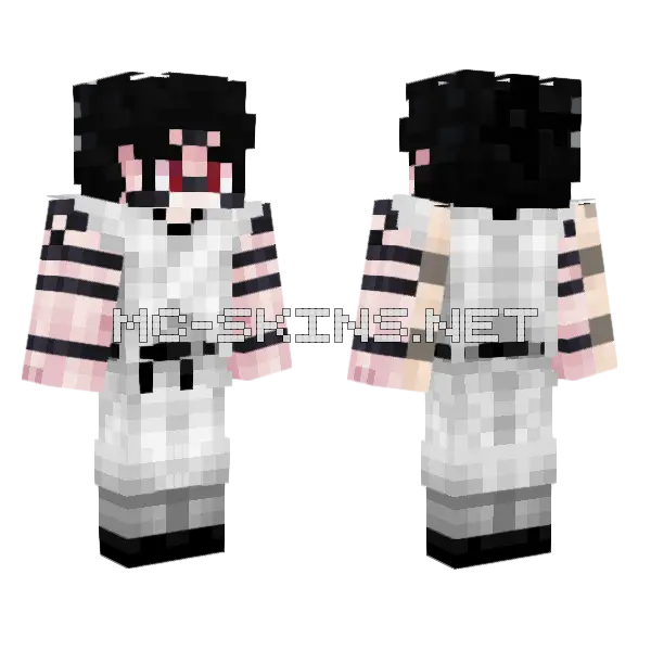 Sukuna Megumi Minecraft skin, front and back