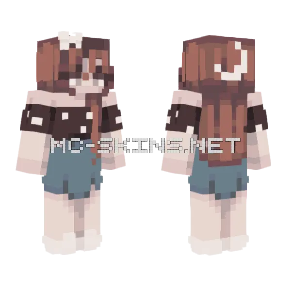 Summer Evenings Minecraft skin, front and back