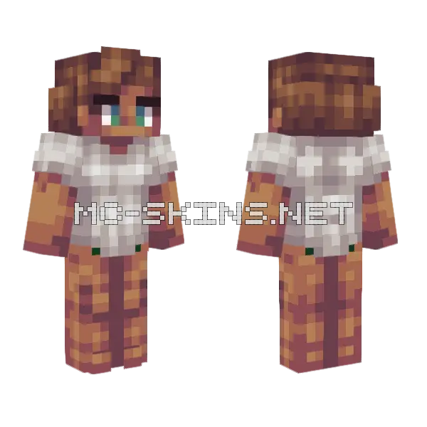Summer Ivin Skin Minecraft skin, front and back