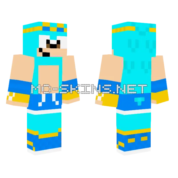 Summer Jeriah My OC Minecraft skin, front and back