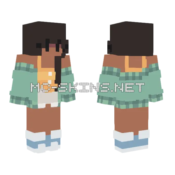 Summer Shores St Minecraft skin, front and back