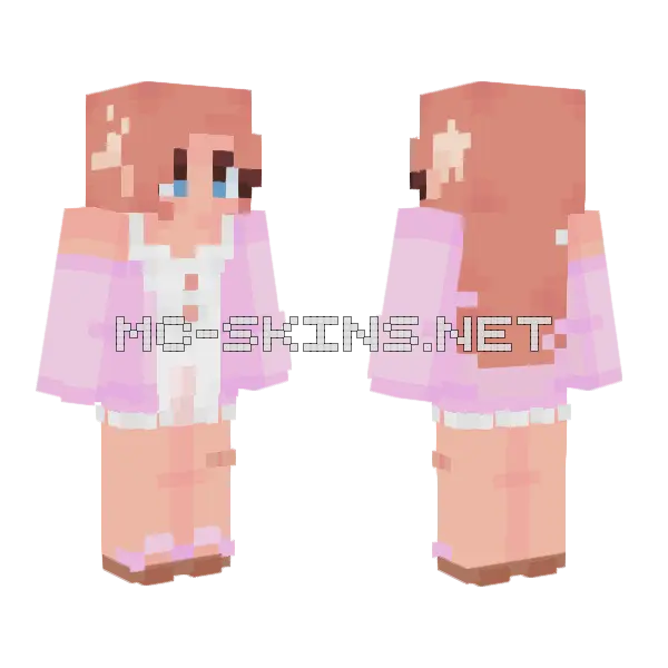 Summer Waves Minecraft skin, front and back