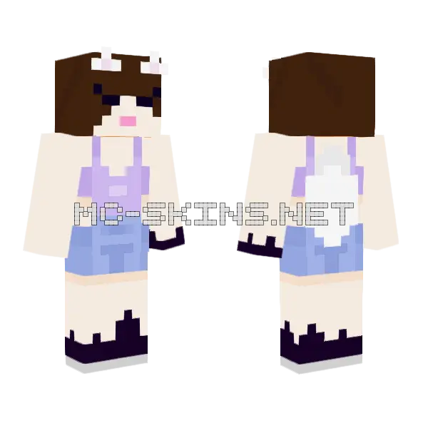 Summer Wear Updated Minecraft skin, front and back