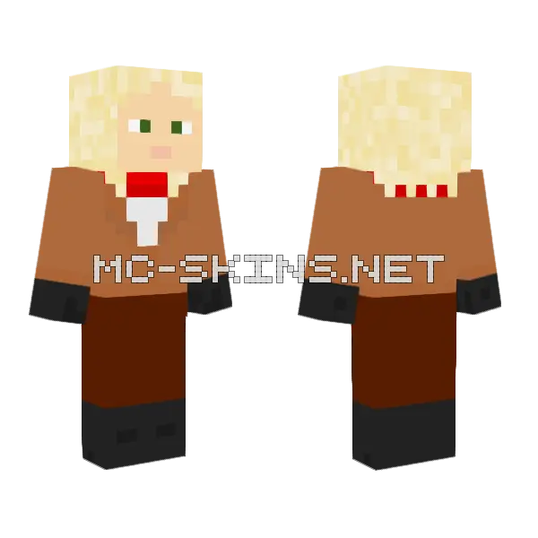 Summer Winston Minecraft skin, front and back
