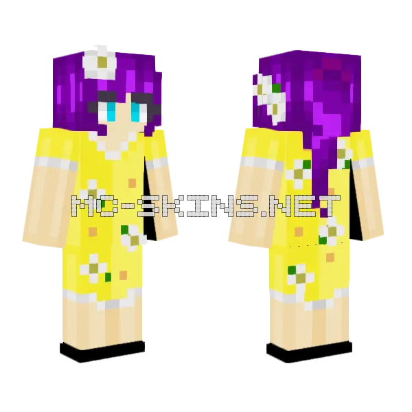 Summertime Tr1 Minecraft skin, front and back