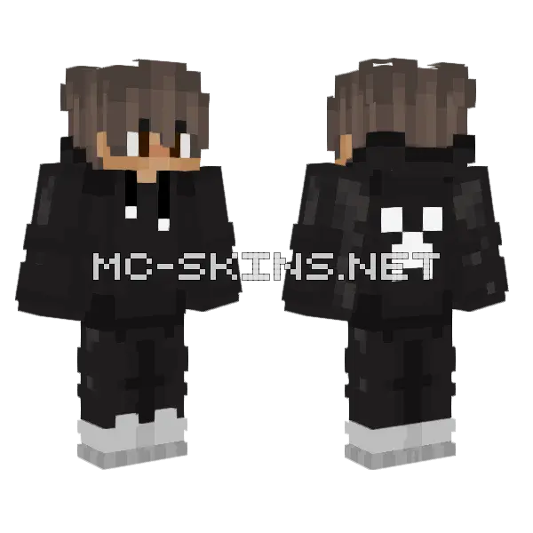 Sun Boy Minecraft skin, front and back