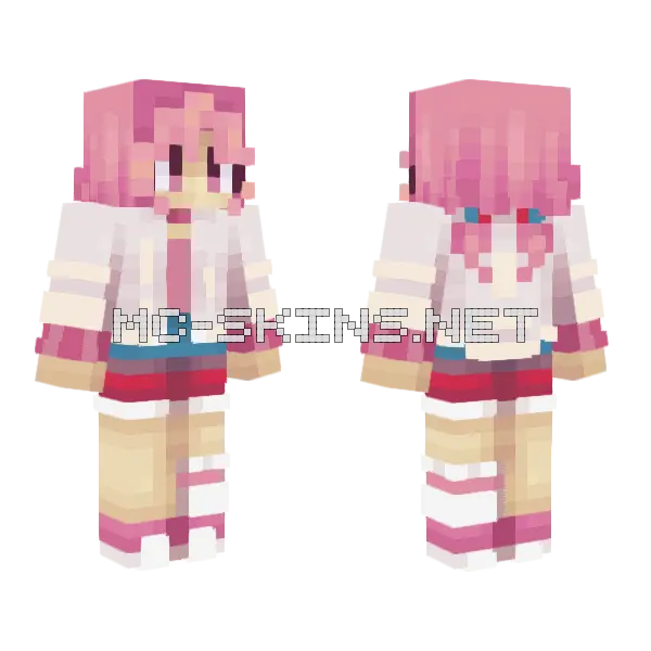 Sun Covered In Snow Minecraft skin, front and back