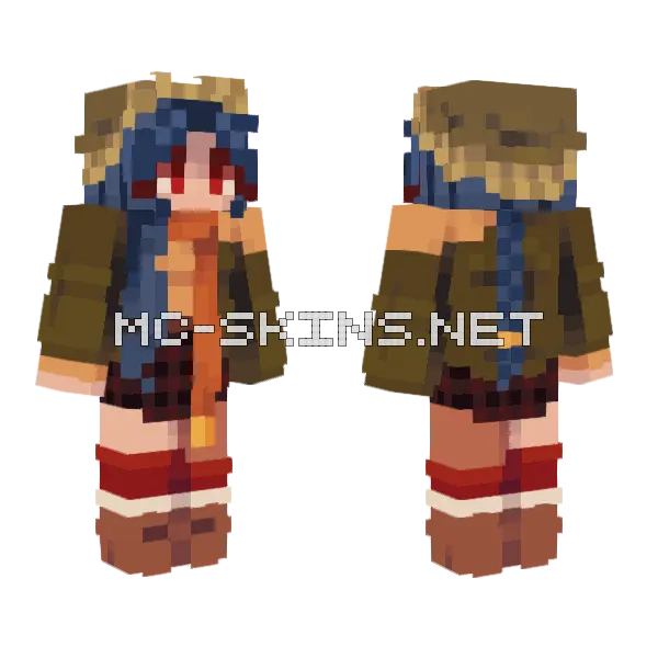 Sundaelusion Hat Skin Minecraft skin, front and back