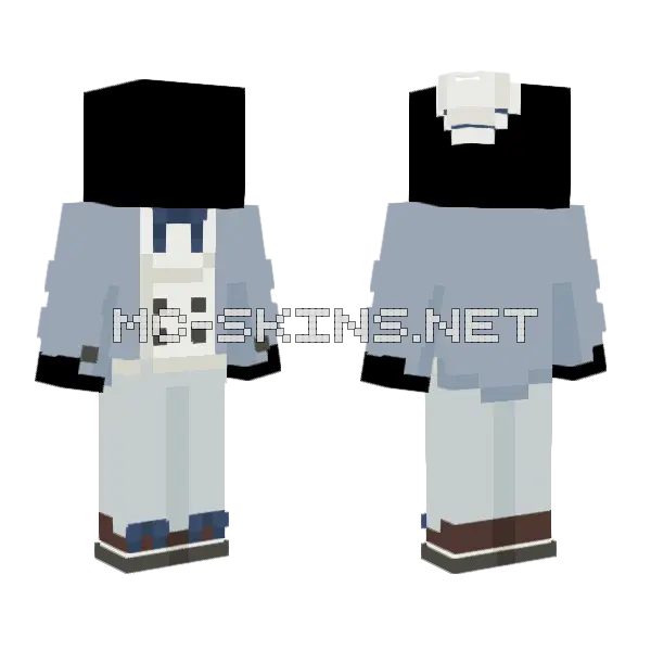 Sunday Clothes Base Minecraft skin, front and back
