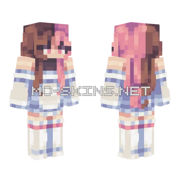 Sundry Slumbers SF Minecraft skin, front and back
