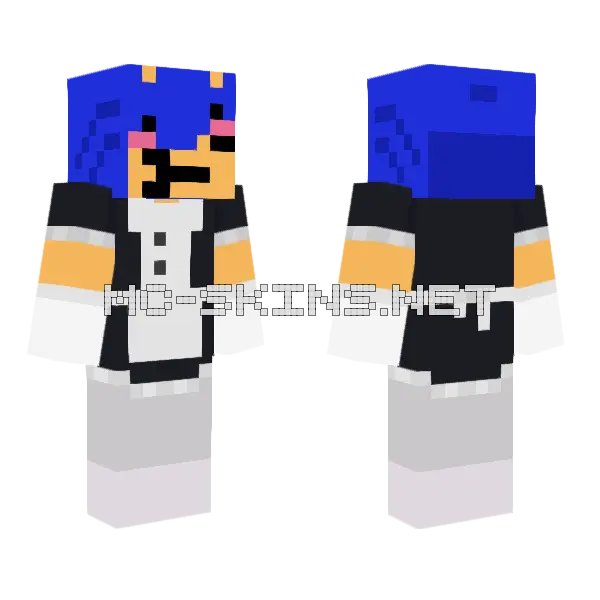 Sunky Maid Minecraft skin, front and back