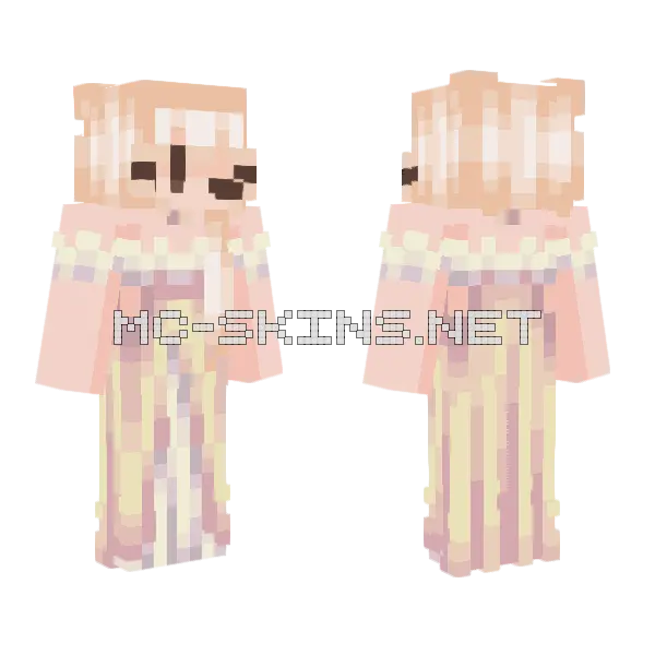 Sunlight Shining Down Minecraft skin, front and back