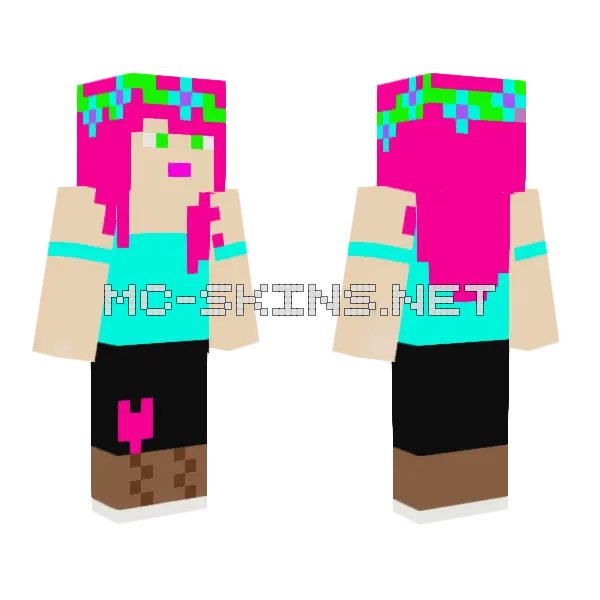 Sunny Circa 2019 Minecraft skin, front and back