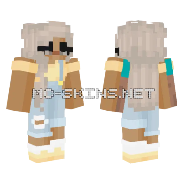 Sunny Mornings Minecraft skin, front and back