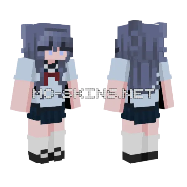 Sunny Side Up Minecraft skin, front and back