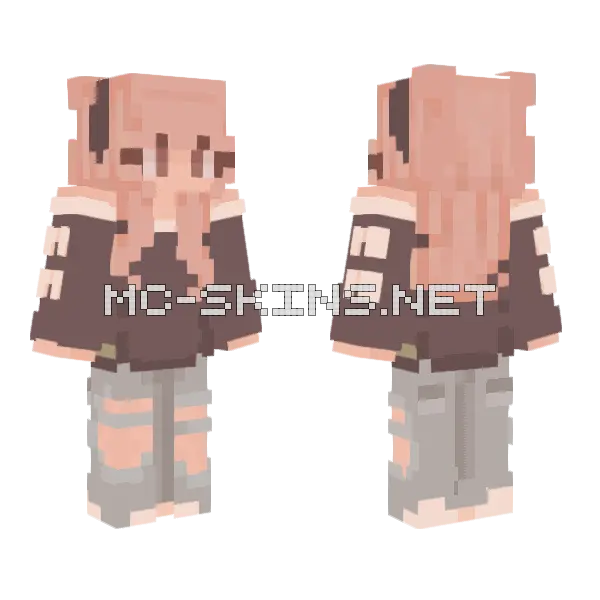 Sunny Side Up RS Minecraft skin, front and back