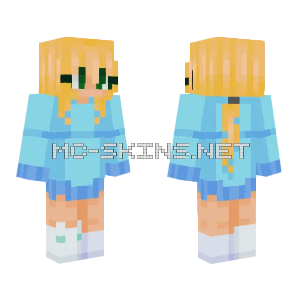 Sunrise Rcte Minecraft skin, front and back