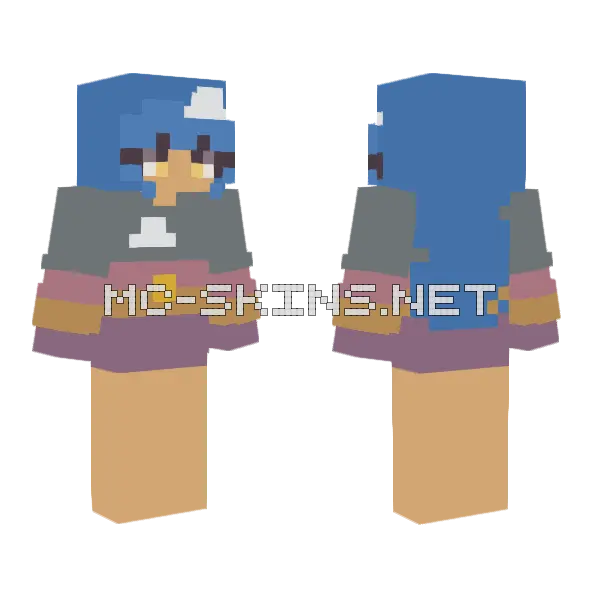 Sunrise Shading Contest Minecraft skin, front and back