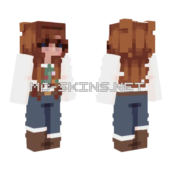 Sunset Days Skin Minecraft skin, front and back