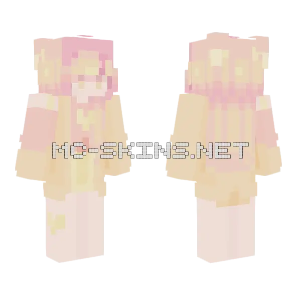 Sunset Persona Minecraft skin, front and back