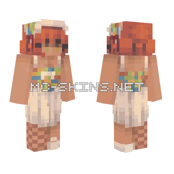 Sunset Sprout Hat, front and back