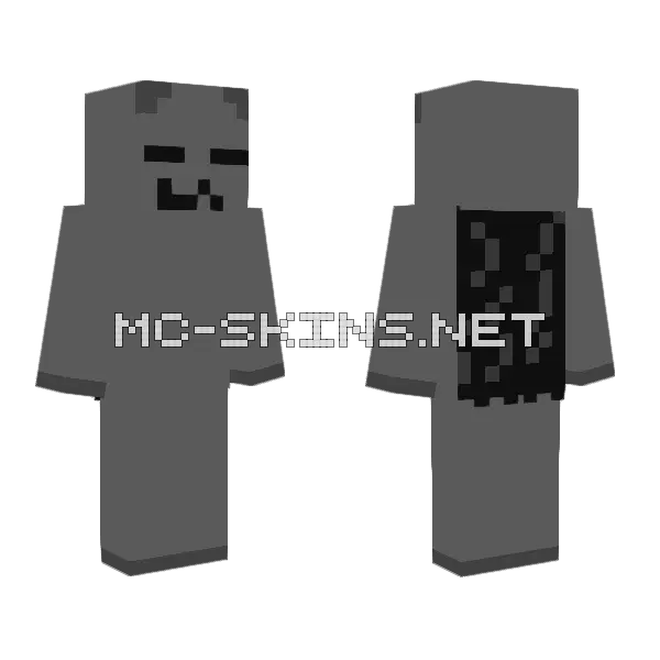 Super Cat Minecraft skin, front and back