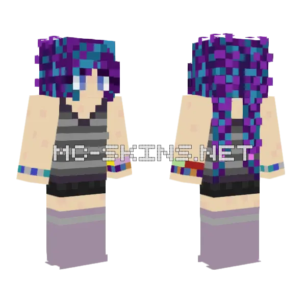 Super Coolio Minecraft skin, front and back