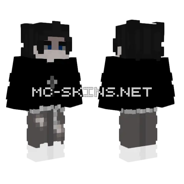 Super Felipe YT Minecraft skin, front and back