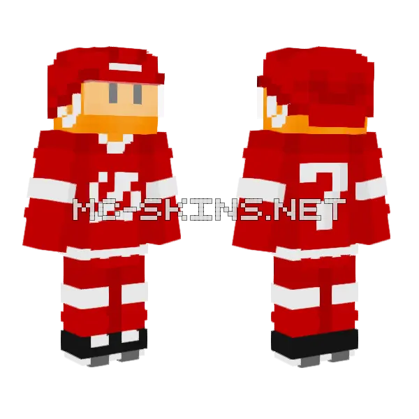 Super S4 Jersey Minecraft skin, front and back